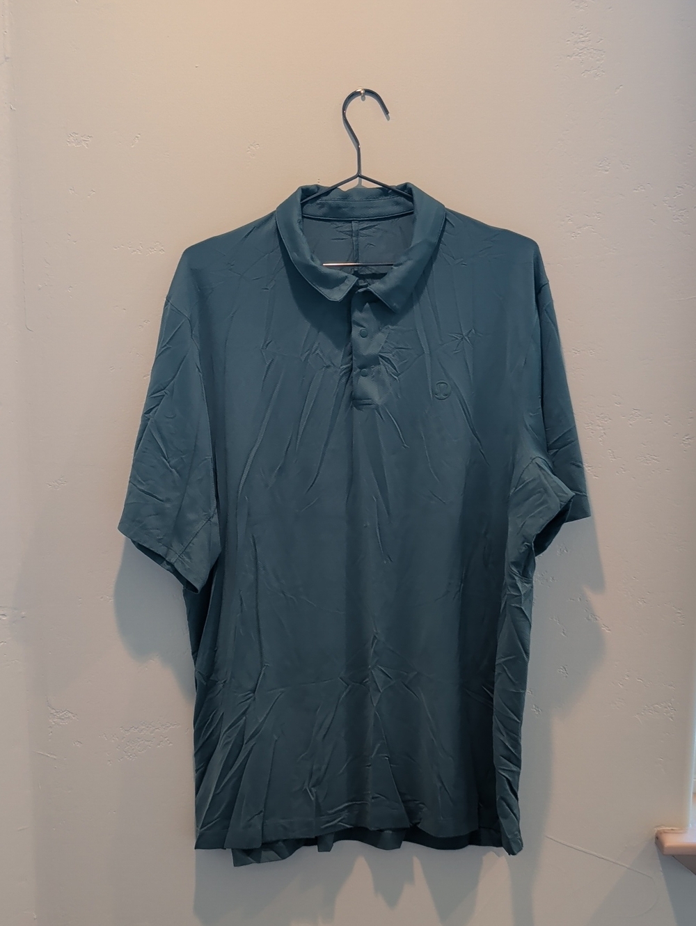 Lululemon Unisex Short-Sleeve Polo Shirt in Teal